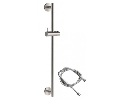 Душевая стойка 66 см с шлангом Remer INOX SS317M332, нержавеющая сталь