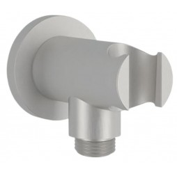 Держатель ручного душа с подключением Remer INOX SS337M, нержавеющая сталь