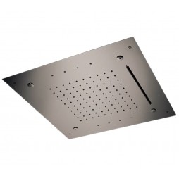 Верхний душ потолочный с подсветкой 50 см Remer INOX SS357RS50NC