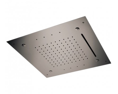 Верхний душ потолочный с подсветкой 50 см Remer INOX SS357RS50NC