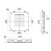 Верхний душ потолочный 50 см Remer INOX SS357SFS50C