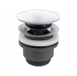 Донный клапан универсальный 1”1/4 Remer SS905CCR, нержавеющая сталь