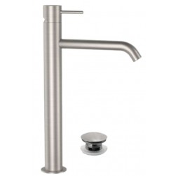 Смеситель для раковины Remer X Style INOX SSX10LXLB, нержавеющая сталь