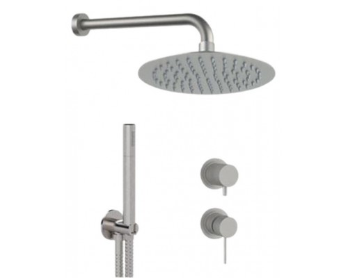 Душевая система Remer X Style INOX SSX92PS02UFM25, нержавеющая сталь