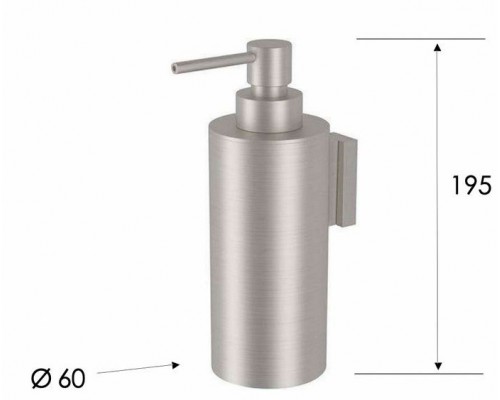 Дозатор настенный Remer INOX SSXI13, нержавеющая сталь
