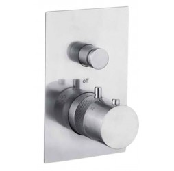 Смеситель для душа Remer X Style INOX SSXT09Q, нержавеющая сталь