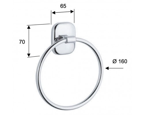 Полотенцедержатель Remer Suite SU44CR
