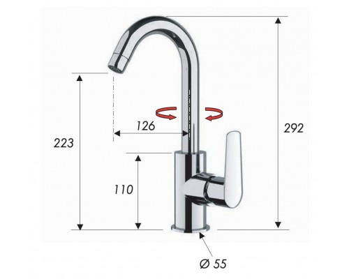 Смеситель для кухни Remer Vanity V72C