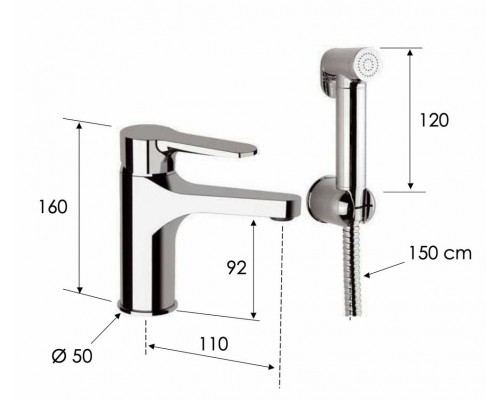 Смеситель для раковины Remer Winner W10SHW