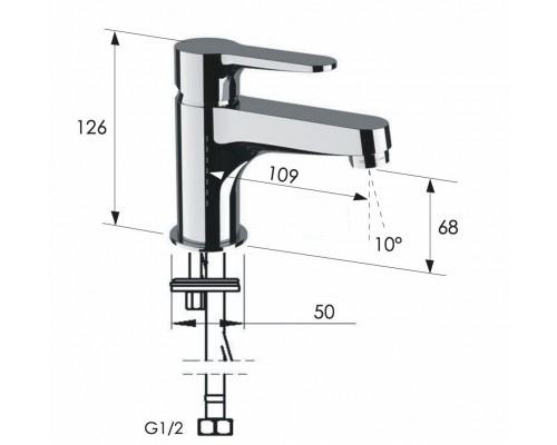 Смеситель для раковины Remer Winner W11S