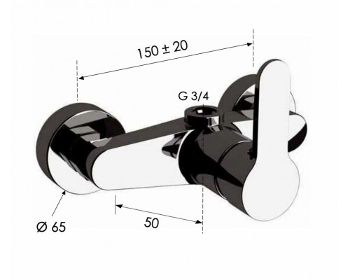 Смеситель для душа Remer Winner W35