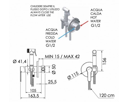 Гигиенический душ Remer Winner W65