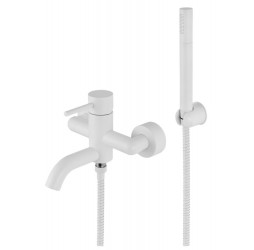 Смеситель для ванны Remer X Style X02BO, белый матовый