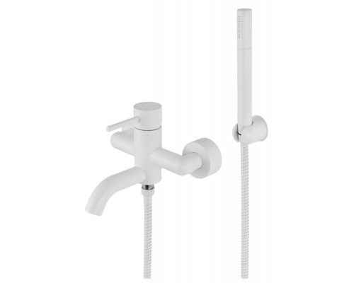 Смеситель для ванны Remer X Style X02BO, белый матовый