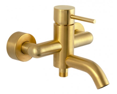 Смеситель для ванны Remer X Style X05BG, золото брашированное
