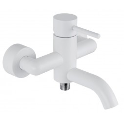 Смеситель для ванны Remer X Style X05BO, белый матовый