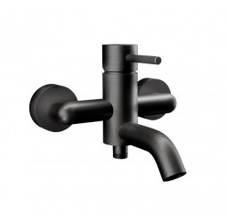 Смеситель для ванны Remer X Style X05CFP, чёрный брашированный хром