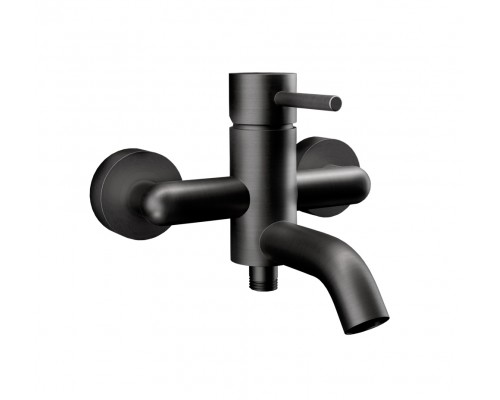 Смеситель для ванны Remer X Style X05CFP, чёрный брашированный хром