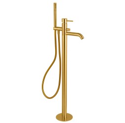 Смеситель для ванны Remer X Style X08BG, золото брашированное
