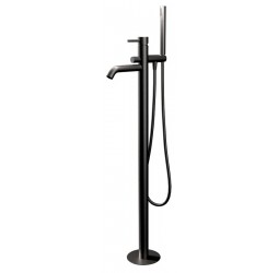 Смеситель для ванны Remer X Style X08CFP, чёрный брашированный хром