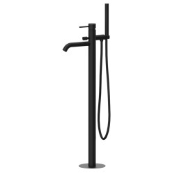 Смеситель для ванны Remer X Style X08NO, чёрный матовый