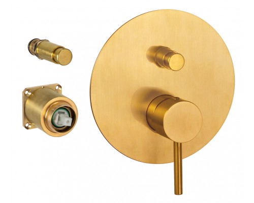 Смеситель для душа Remer X Style X09KBBG, золото брашированное