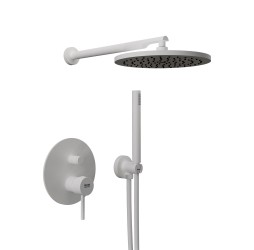 Душевая система Remer X Style X09S02OBO, белый матовый