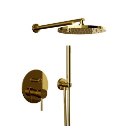 Душевая система Remer X Style X09S02ODO, золото глянцевое