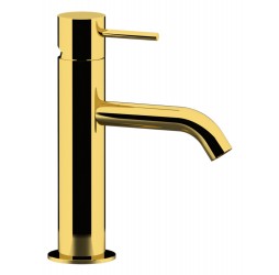 Смеситель для раковины Remer X Style X10DO, золото глянцевое