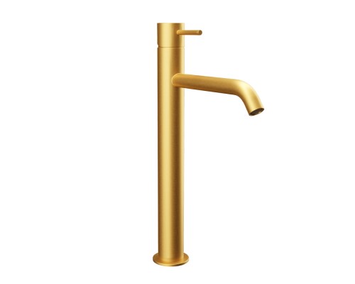 Смеситель для раковины Remer X Style X10LXLBG, золото брашированное