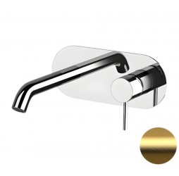 Смеситель для раковины Remer X Style X15BG, золото брашированное