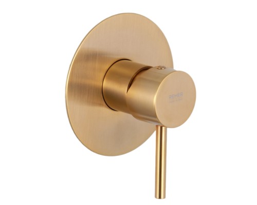 Смеситель для душа Remer X Style X30LBG, золото брашированное