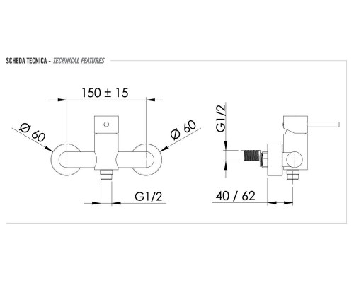 Смеситель для душа Remer X Style X31