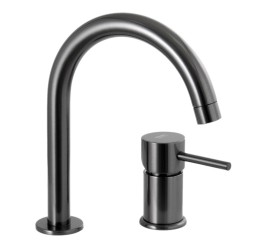 Смеситель для раковины Remer X Style X57CFP, чёрный брашированный хром