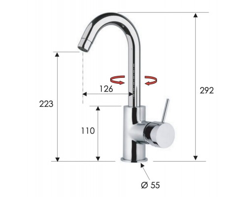 Смеситель для кухни Remer X Style X72CBG, золото брашированное