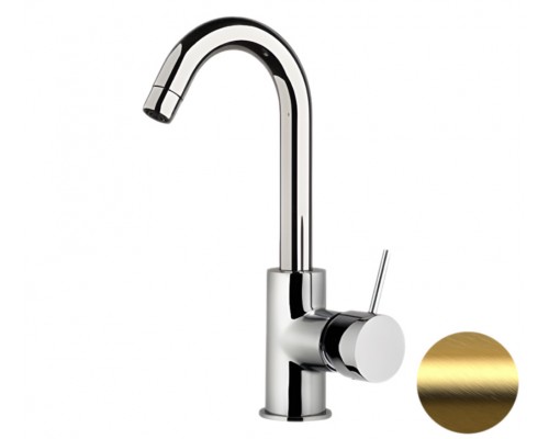 Смеситель для кухни Remer X Style X72CBG, золото брашированное