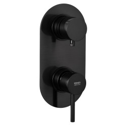 Смеситель для душа Remer X Style X92KBCFP, чёрный брашированный хром