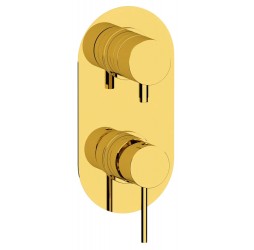 Смеситель для душа Remer X Style X93KBDO, золото глянцевое