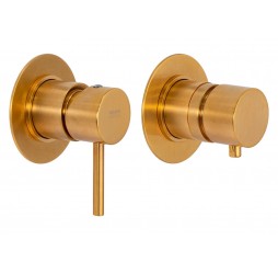 Смеситель для душа Remer X Style X96BG, золото брашированное