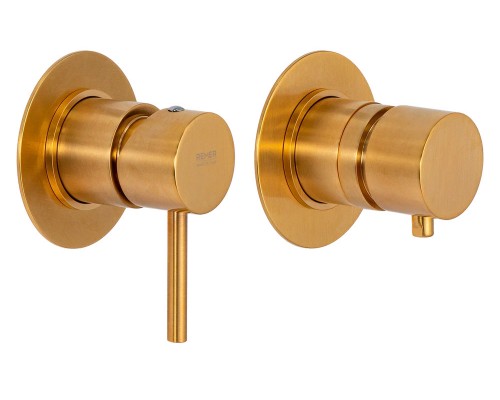 Смеситель для душа Remer X Style X96BG, золото брашированное