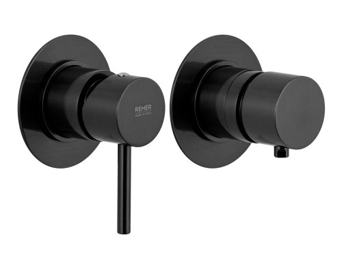 Смеситель для душа Remer X Style X96CFP, чёрный брашированный хром