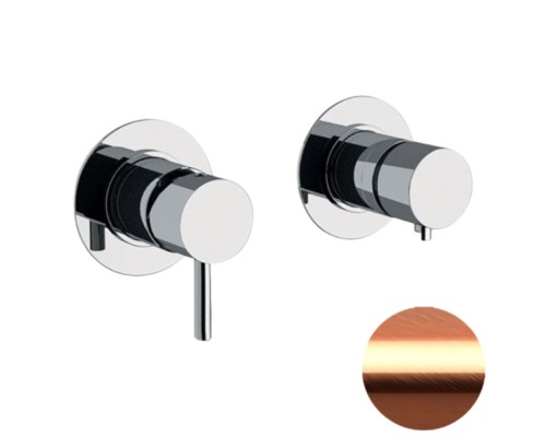 Смеситель для душа Remer X Style X96D3RP, медь брашированная