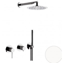 Душевая система Remer X Style X96S02BO, белый матовый