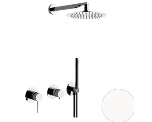 Душевая система Remer X Style X96S02BO, белый матовый