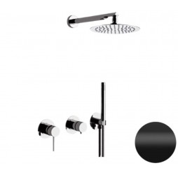 Душевая система Remer X Style X96S02NO, черный матовый