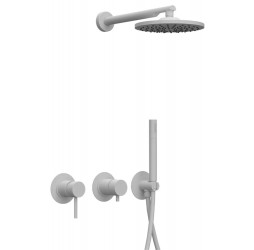 Душевая система Remer X Style X96S02OBO, белый матовый