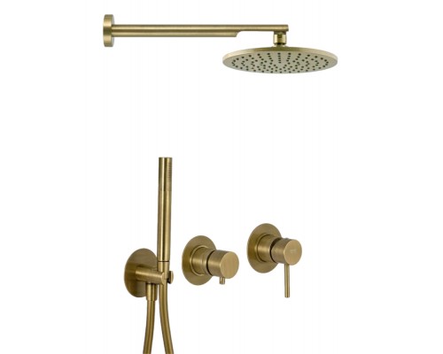 Душевая система Remer X Style X96S02OVO, бронза