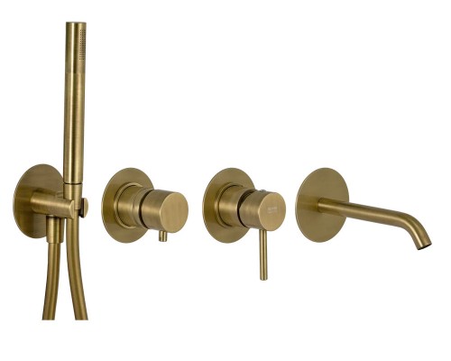 Смеситель для ванны Remer X Style X96S03ROXXVO, бронза