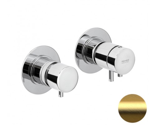 Смеситель для душа Remer X Style XT96BG, золото брашированное