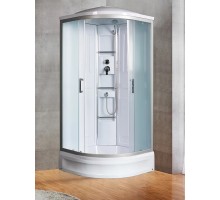 Душевая кабина River LENA 90х90 матовое стекло, профиль хром матовый